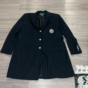 Vintage Lauren by Ralph Lauren long blazer